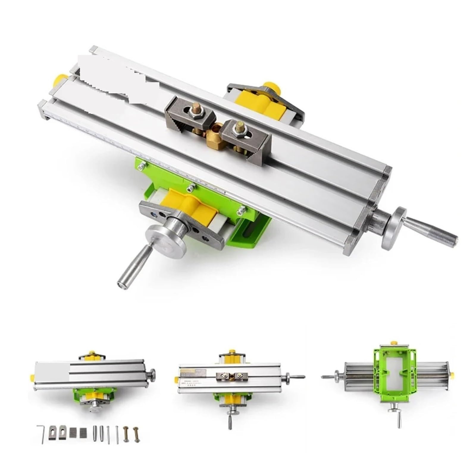 Torno, Máquina De Torno, Tornillo Banco, Accesorio Mesa Trabajo, Mini Fresado, Ajuste X E Y, Enrutador Coordenadas, para bricolaje CNC mecanizado madera piedra