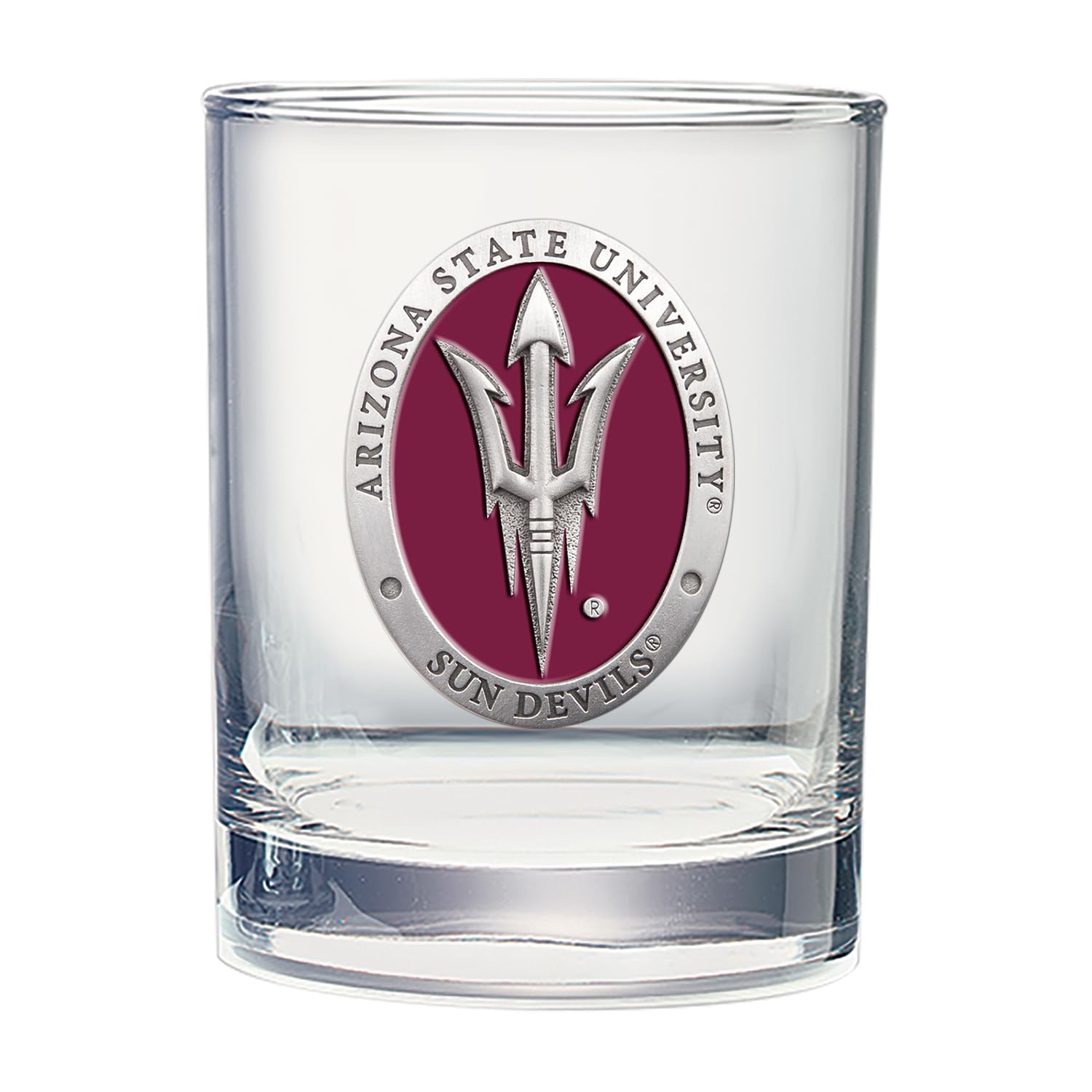 Heritage Pewter Arizona State Double Old Fashion | Double Rocks Glass 14 OZ for Liquor | Expertly Crafted Pewter Glass