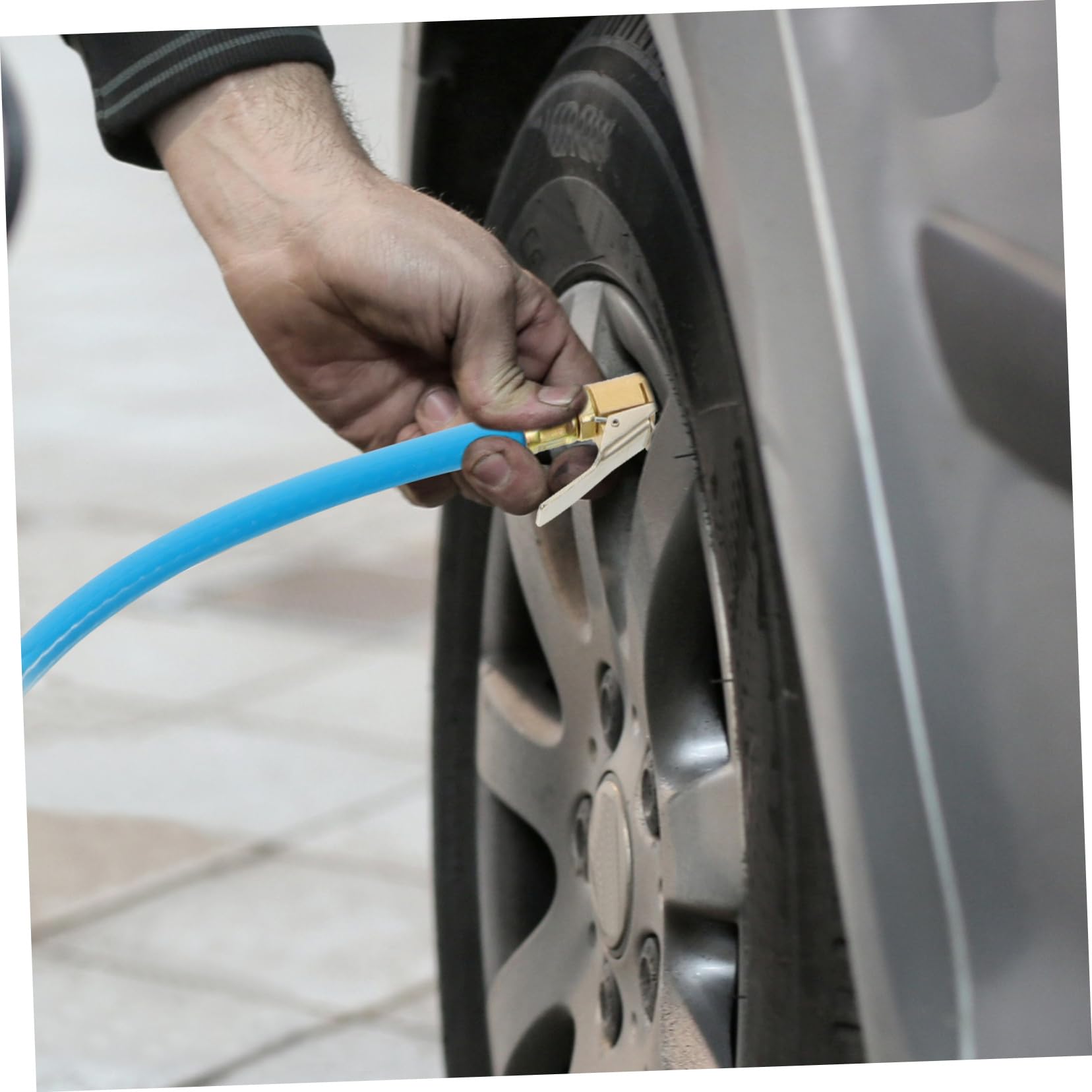 GALPADA Jauge de Pression pour Pneus de Voiture Outil de Test de Pression Air Manomètre Portable