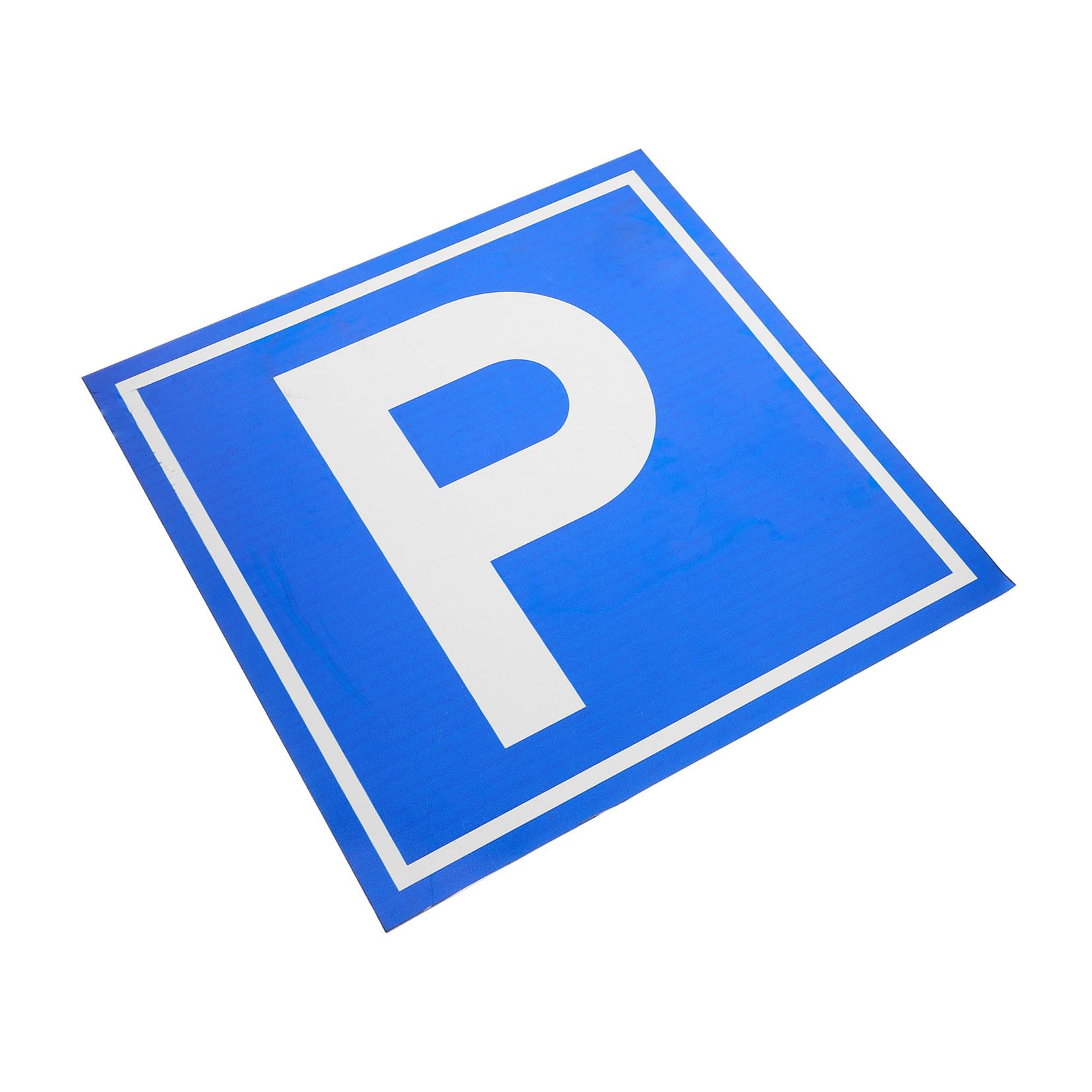 Zerodeko Cartello Parcheggio Simbolo p in Alluminio Segnaletica Stradale Per Sicurezza e Visibilità Per Parcheggi