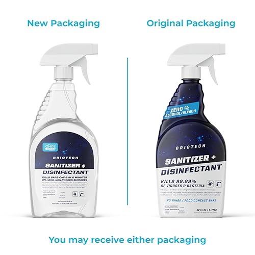 Miniatura 2 de BRIOTECH Desinfectante  desinfectante mata el 9999 de virus y bacterias aerosol hipocloroso HOCl 0 blanqueador 0 alcohol seguro para contacto con