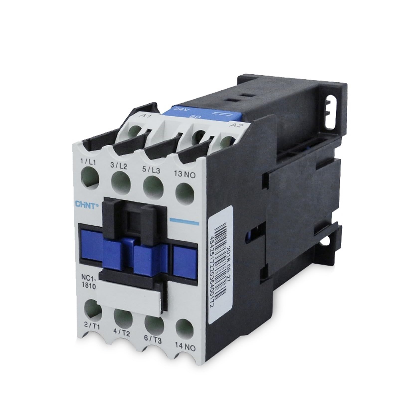 Przełącznik elektryczny do montażu na szynie przemysłowej NC1-2510Z 2501Z, 24 V DC, 36 V DC, 48 V DC, 110 V DC, 220 V, NC1-2510 2501 LC1, 1 szt. (Nc1-2501z DC, 48V)
