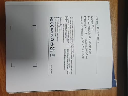 Miniatura 11 de Ventilador de mano portátil, mini ventilador personal plegable recargable por USB, 5200 mAh, 180 ajustables, viento de 6 velocidades, ventilador de