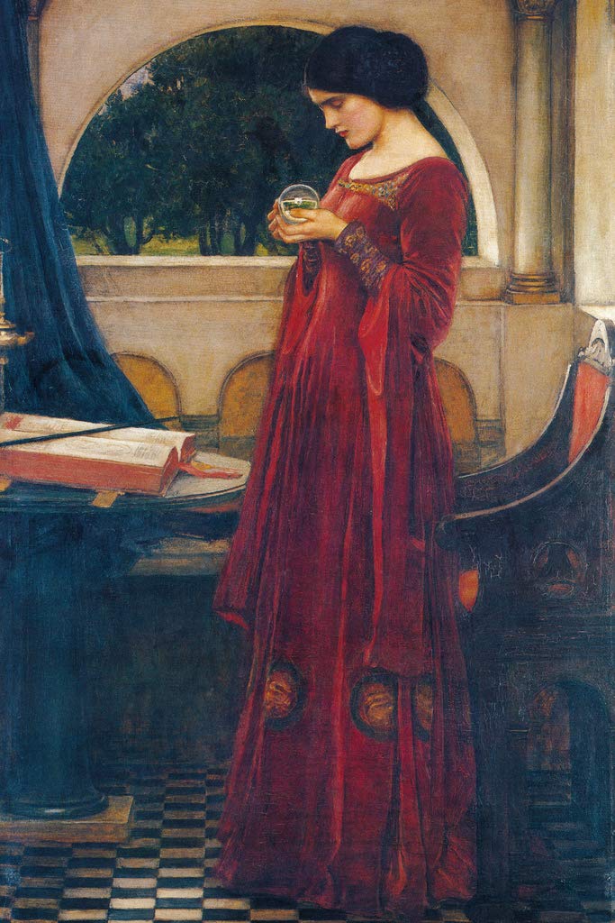Amazon.com: John William Waterhouse The Crystal Ball Realism