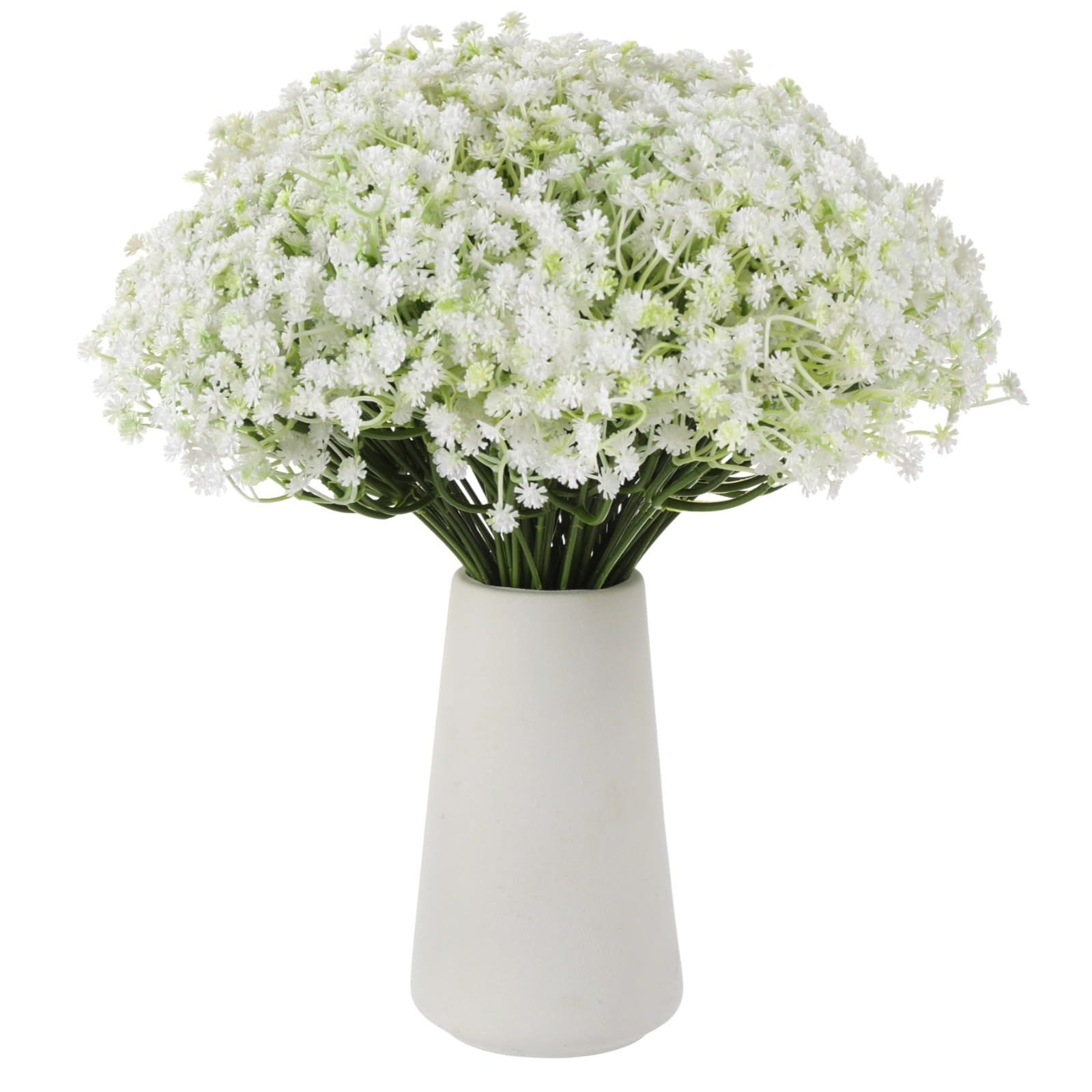 YOFAPA 120 Pcs Gypsophila Artificial Flowers, 11.8 in White Delicate Faux Flowers Bouquet, Single Stem with 5 Forks, Wedding Decor, Party Decorations, Versatile Table Centerpieces