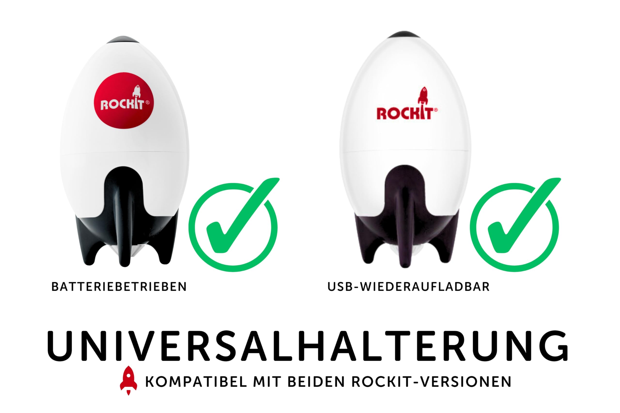 Rockit Rocker - Soporte universal extra (giratorio) soporte adicional para segundo cochecito o carrito de bebé - compatible con ambas versiones de Rockit Rocker (batería + USB) — view 5