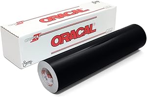 Oracle 651 Permanent Glossy Vinyl - Black (12" x 25ft)