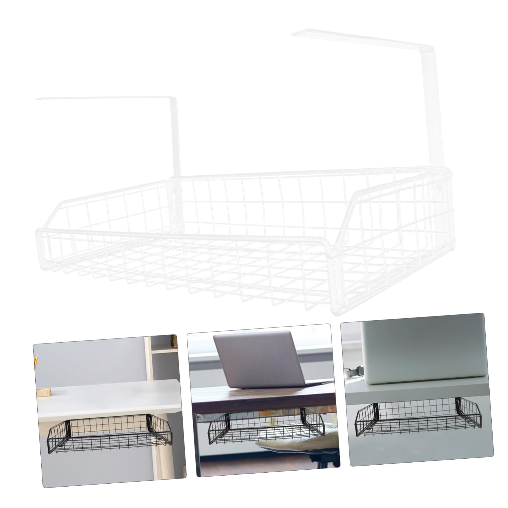 Toyvian Organisateur De Câbles sous Bureau Gestion Câbles Blocs Alimentation Multiprises Rangement Bureau Facile Installer Résistant Chute