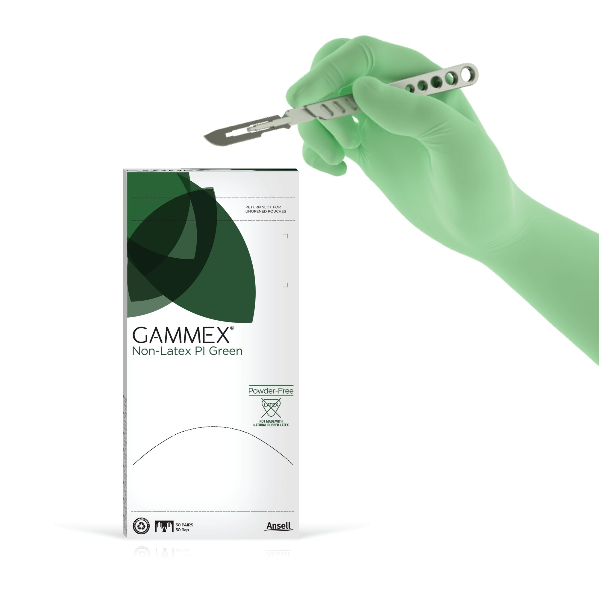 Amazon.com: Ansell GAMMEX Non-Latex PI Micro-Texture Surgical