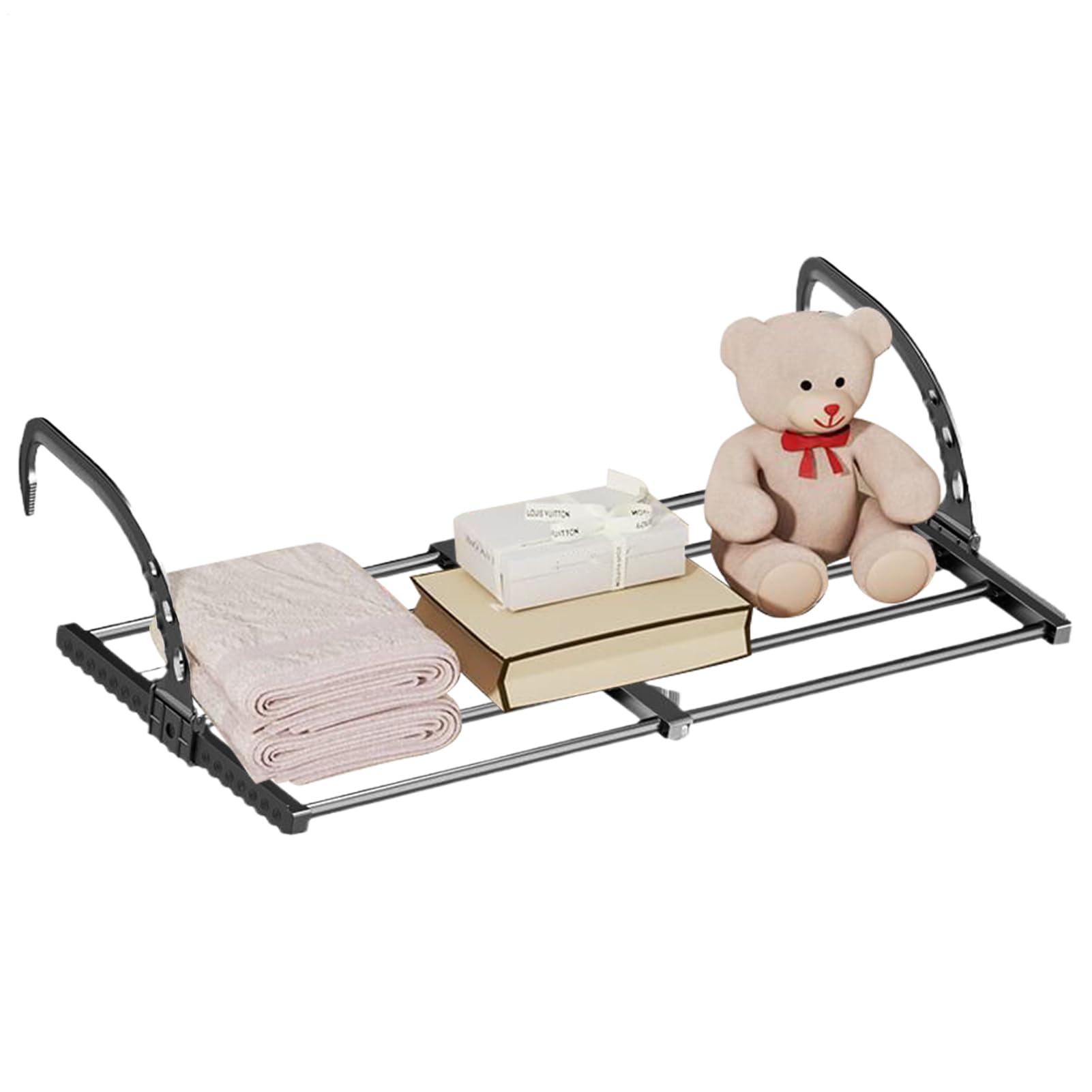 Tablette de chevet pliable et ajustable pour lit d'étudiant - 8