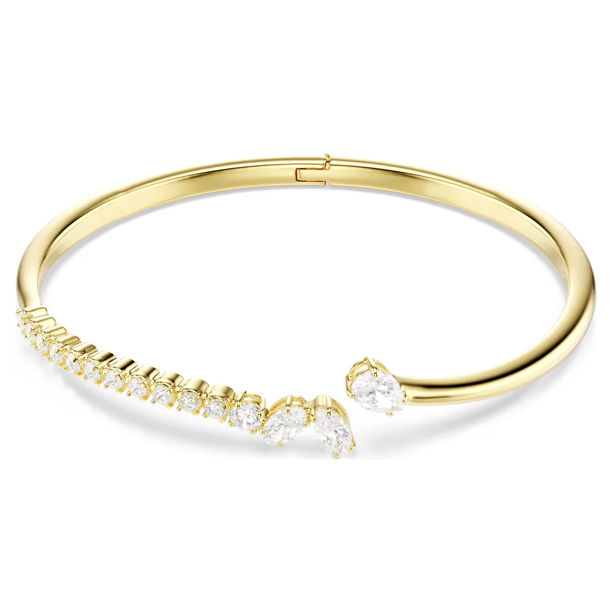 Swarovski Damen-Armreif Metall Kristall