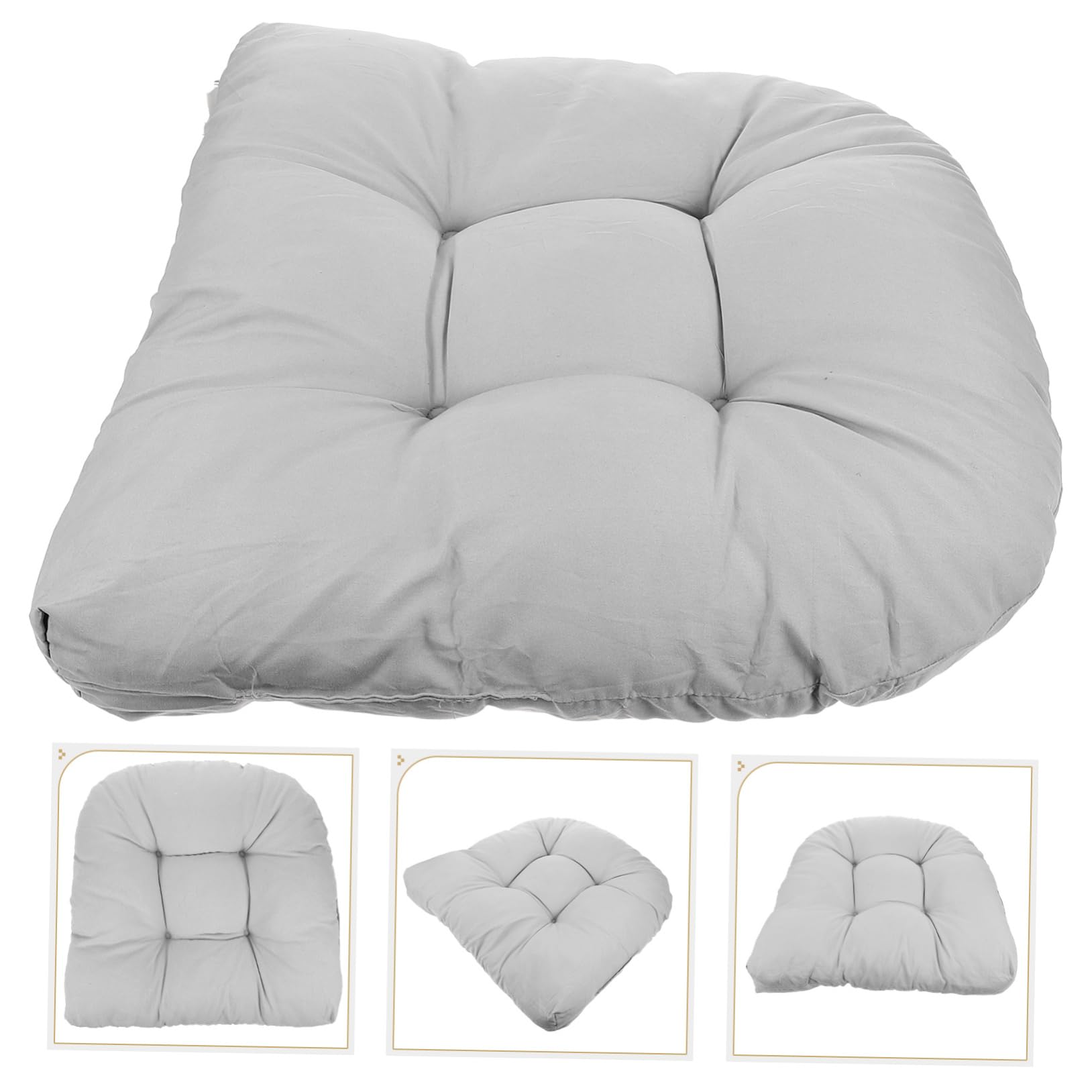 Sunnors Lot de 2 coussins d'accoudoir de chaise en mousse à mémoire de forme confortables pour soulager la pression des coudes et des avant-bras