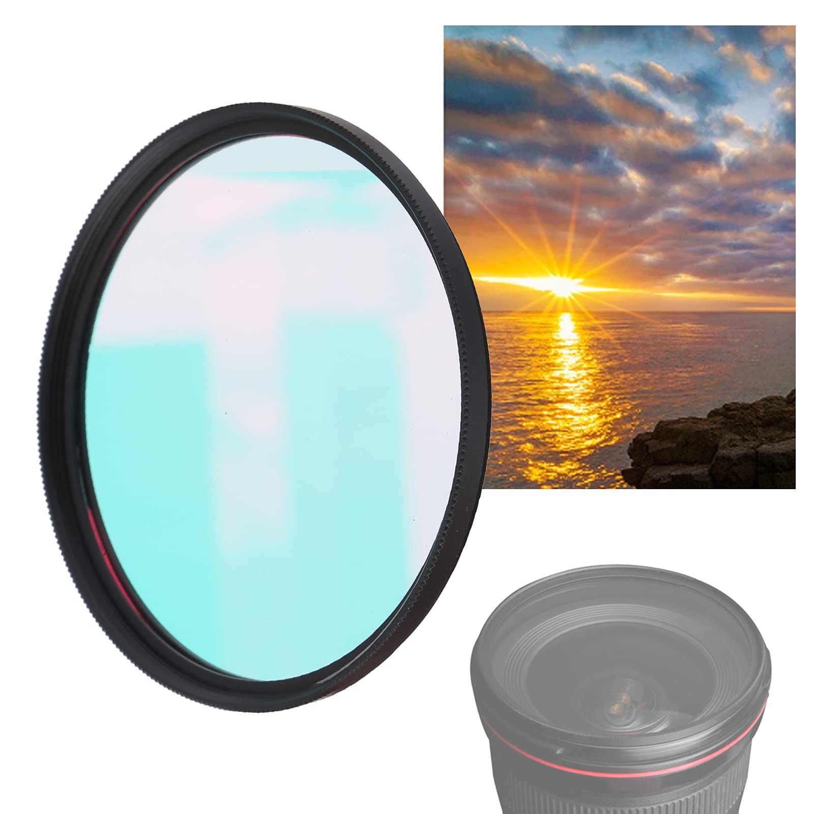 Filtro UV-IR 67mm In Vetro Ottico – Blocca Luce Visibile Per Effetti Infrarossi – Filtro Obiettivo Per DSLR - 3
