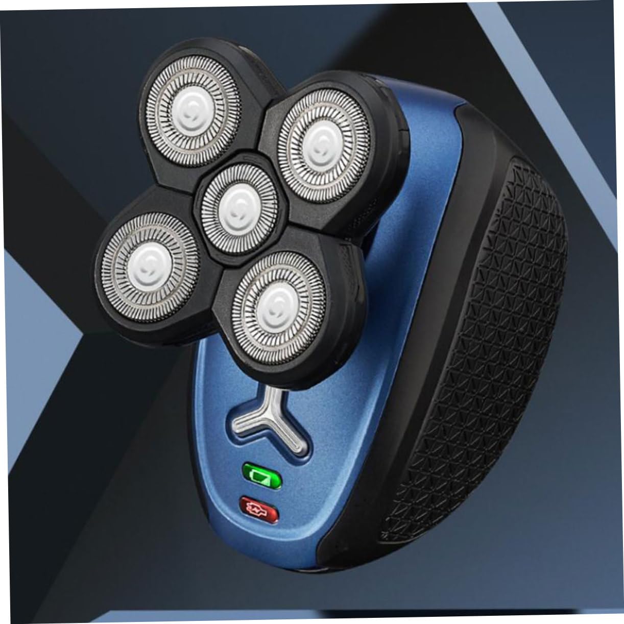 Afeitadora Eléctrica Negra Recargable Resistente al Agua Abs Metal