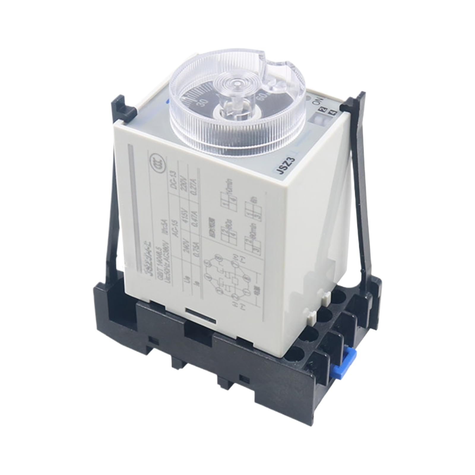 Opóźnienie zapłonu przekaźnik wyłączony 24V 220V 10 sekund 60M 380V (220VAC 60s-10min-60min-6h)