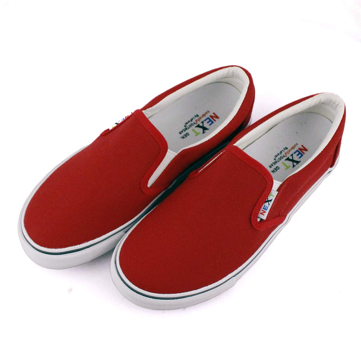 Laforst New 3337 Dart Womens Sunbrella Slip Resistant Waitress Server Slip On Flat Red 7