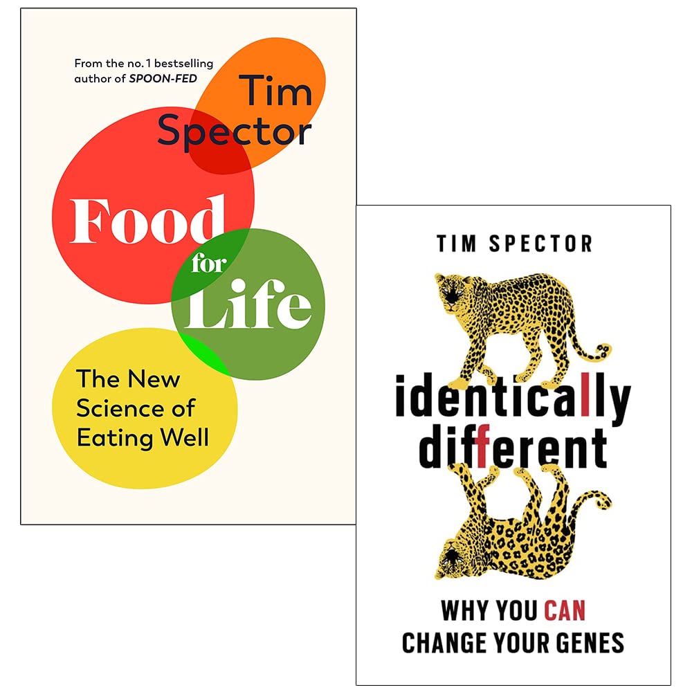 Tim Spector Collection 2 Books Set (Food for Life The New Science of