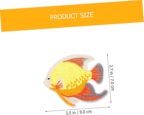 Miniatura 8 de LIGHTAOTAO 16pcs Ocean Cloth Patch Cartoon Stickers Mariposas Decorativas para Pared Ocean Animals Fish Iron on Patch Fabric Stickers for Clothing