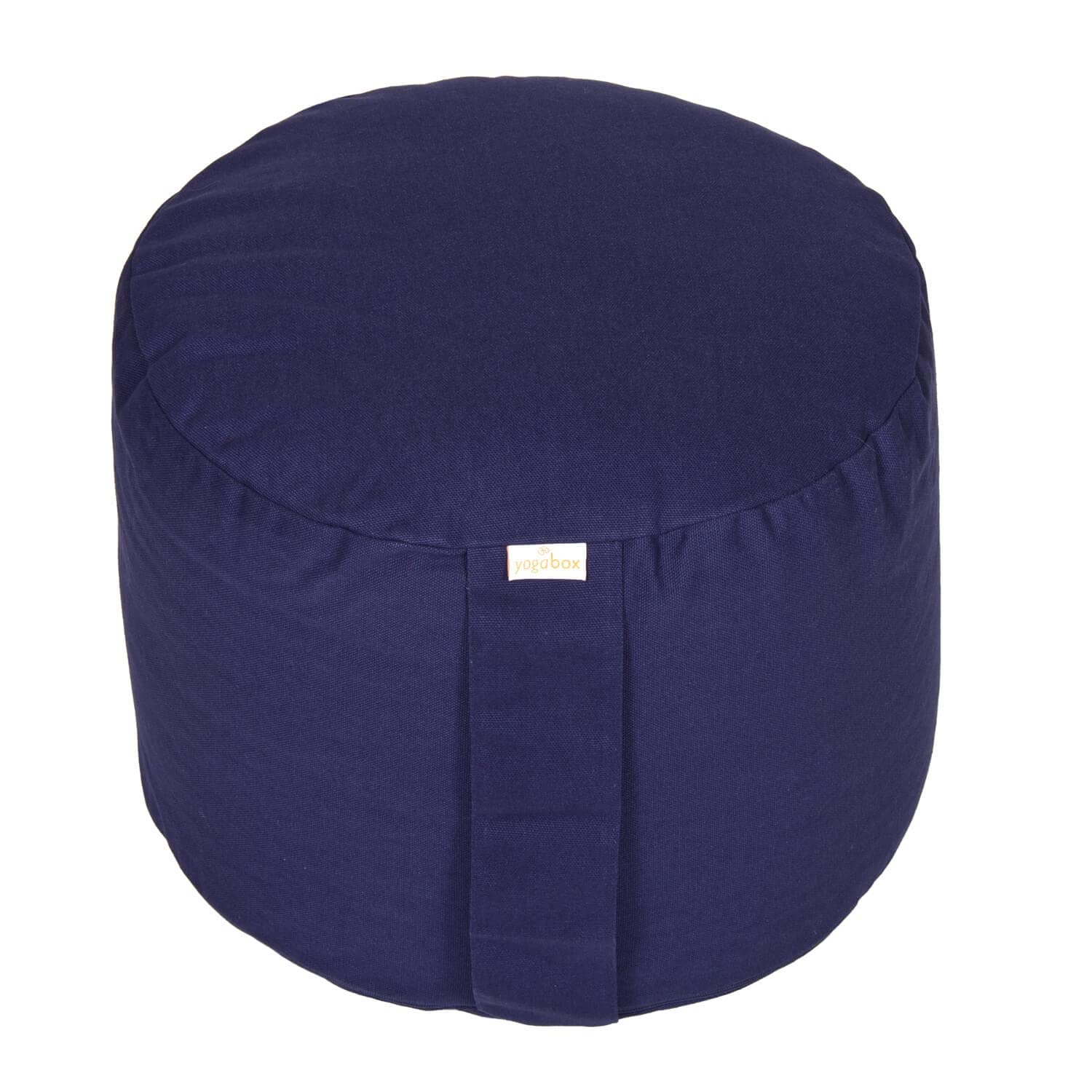 Yogabox Hochwertiges Meditationskissen Rondo Big - Yogakissen extra hoch Bezug und Innenkissen 100% Baumwolle Ø ca. 34 cm