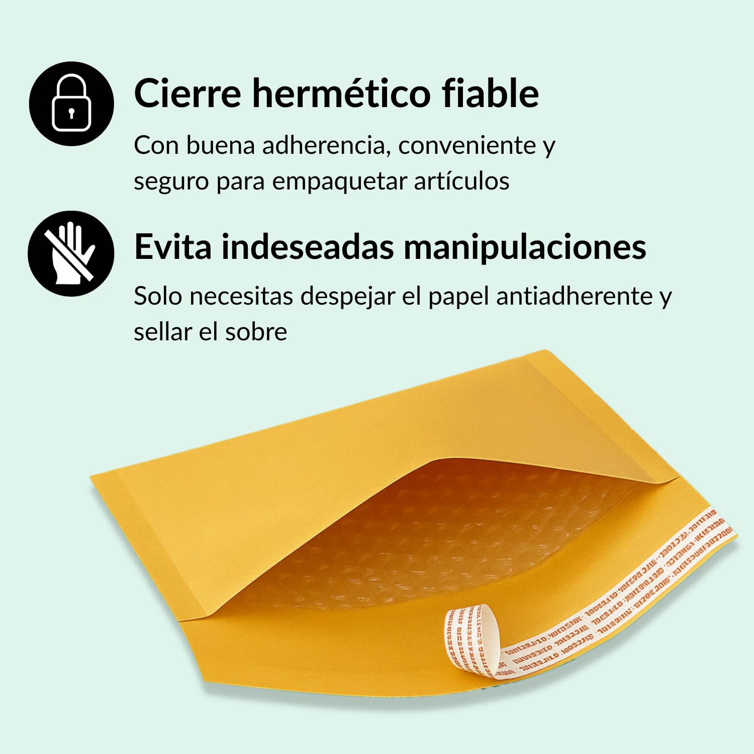 Sobres Acolchados Resistentes con Burbujas Envuelve y Protege. Sobres para Envíos. Sobres Acolchados para Envíos (Marrón Kraft, 26,5x18 cm, 10 Sobres)