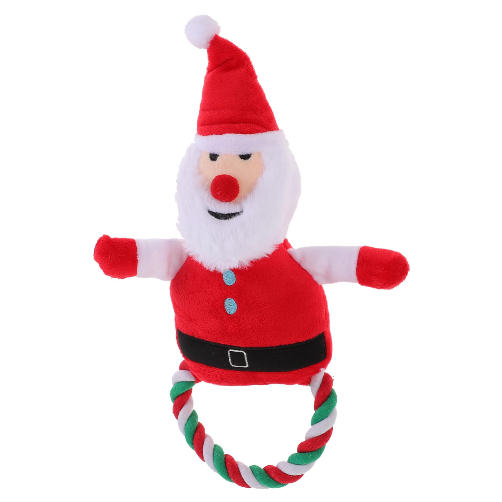 Sosoport 5stücke Puppy Chew Toy Im Santa Claus Design Xmas Molar Spielzeug Für Hunde Langlebig Und Quietschend Für Zahnpflege Und Spielerisches Kauen Für Große Und Kleine Hunde