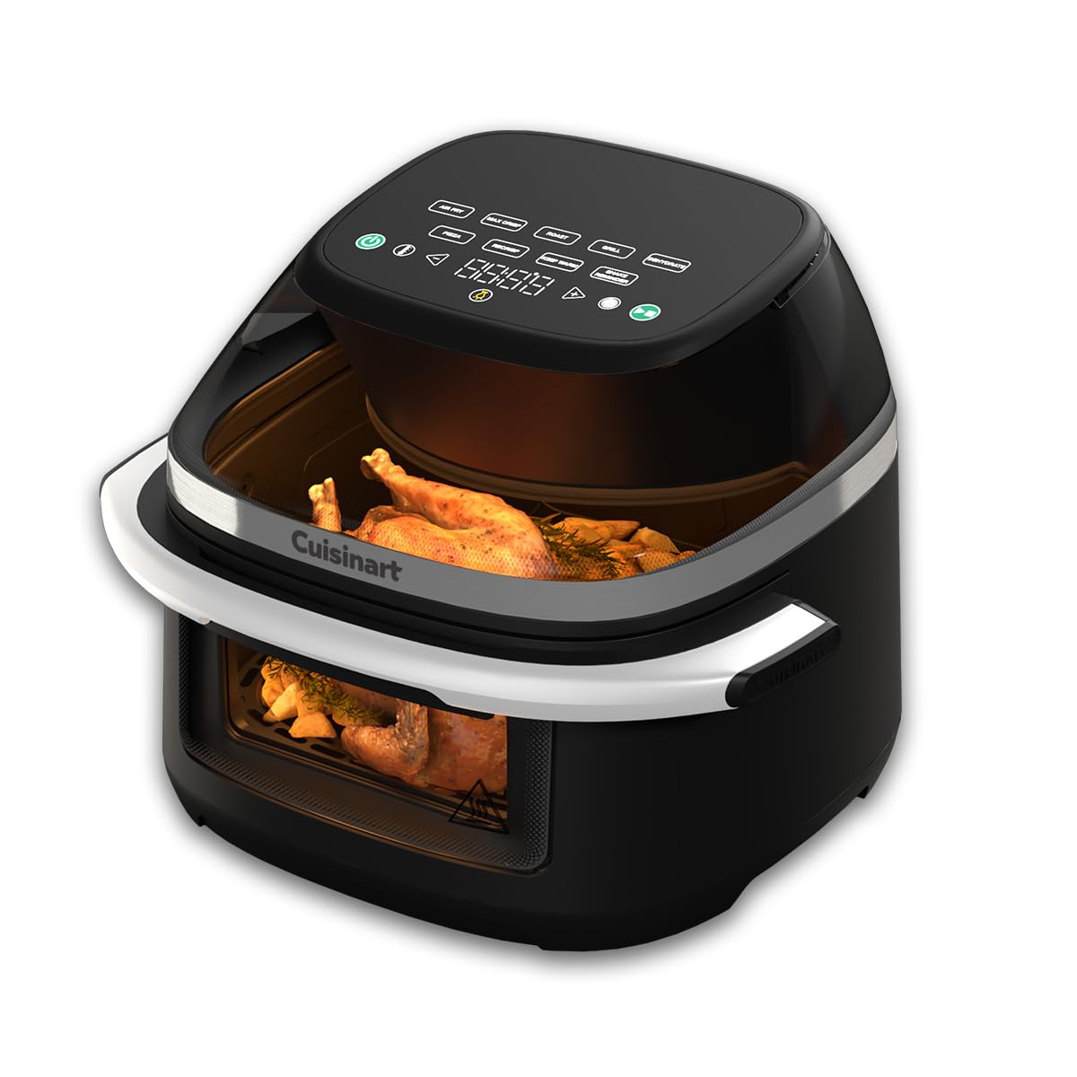 Cuisinart ClearView™ Air Fryer with 280° viewing window I PFAS free I 8.5L family size I 230°C max temp I 9 in 1: Air Fry, Roast, Grill, MaxCrisp, Bake, Pizza, Dehydrate, Recrisp, Keep Warm