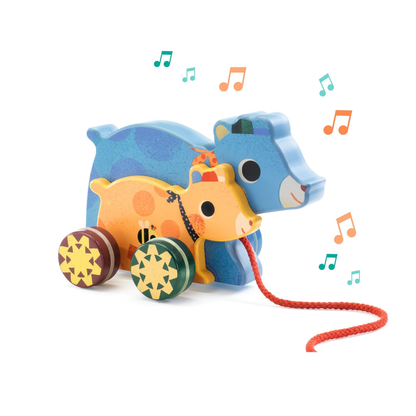 Djeco giocattoli per bambini Gabi & Sam colorati - stimolante per bambini