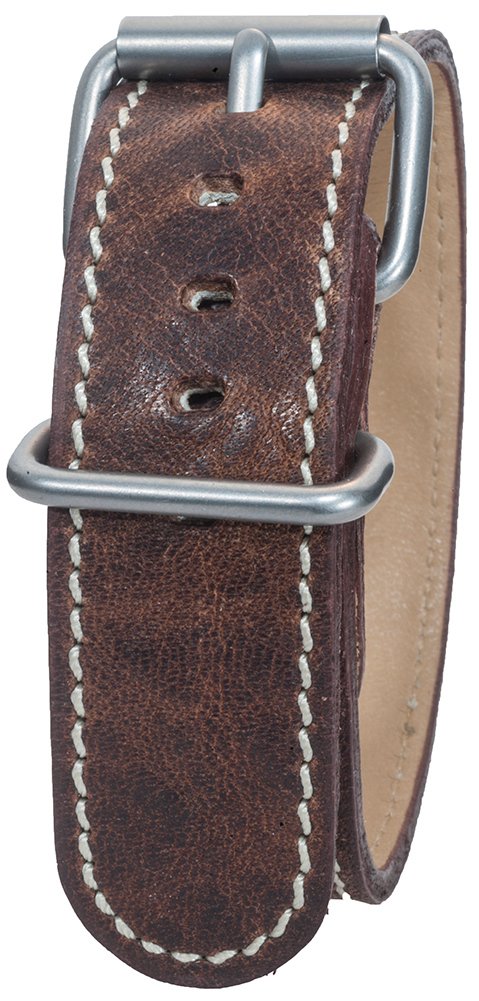 BertucciB-126M Montanaro Survival Horween Leather Nut Brown 22mm Watch Band