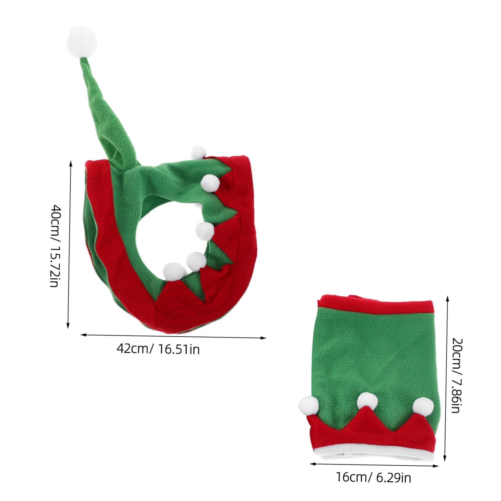 Decorazione per Feste con Cappello e Protezioni Gambe Leggeri e Traspiranti per Estivi e Parate Natalizie Accessori Comfort per