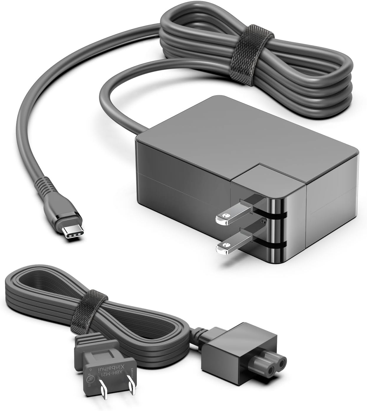 HKY 100W USB C Charger (Slim,GaN,10Ft) for Nimo 15.6'' N15A N155 N155B N156B N156 N156L Light-Gaming-Laptop & Nimo 17.3" N172 N174 N175 AI 9 8945HS Gaming FHD IPS Business Laptop Computer