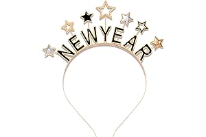 Happy New Year Headbands for Women: Chic & Sparkling Holiday Accessory