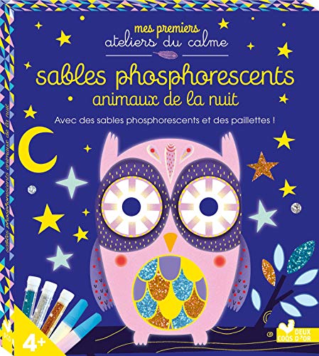 Sables phosphorescents et paillettes - Animaux de la nuit Sables phosphorescents et paillettes - Animaux de la nuit