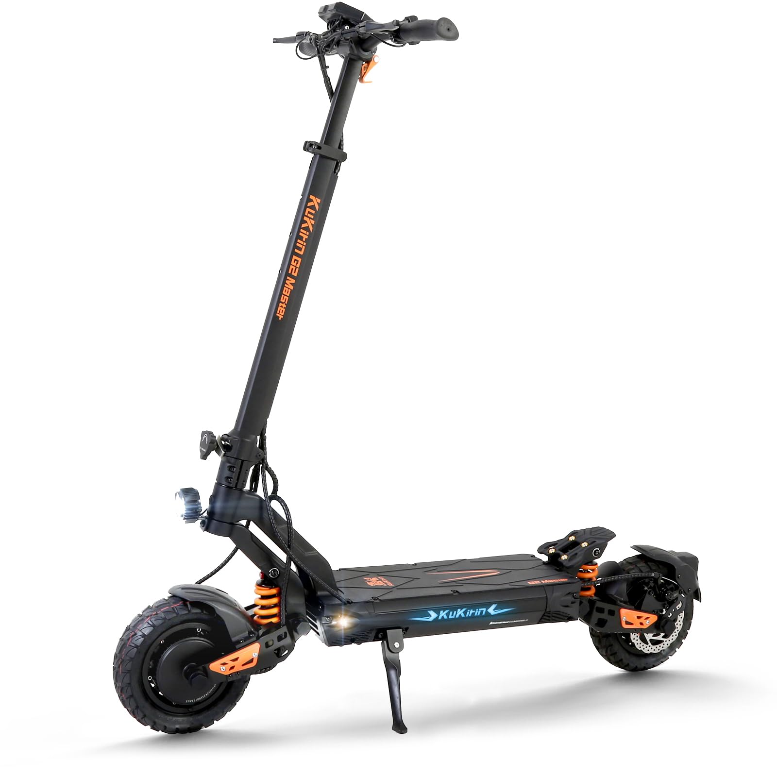 Kukirin Electric Scooter Adults All Terrain, Electric Scooter, Powerful Folding Electric Scooter/Autonomy of 75-80 km/10" Wheels/Maximum Load 120 kg/IP54/Double Disc Brakes, G2 Master
