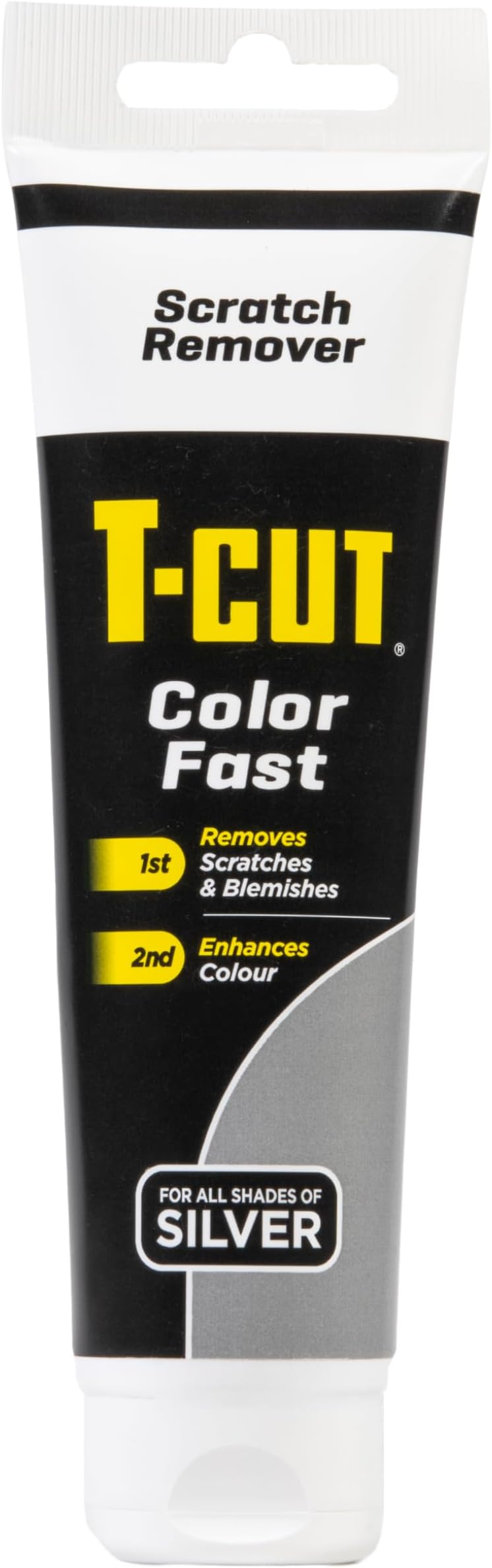 T-Cut Colour Fast Silver Car Wax Polish Scratch Remover Colour Enhancer 150g Tube