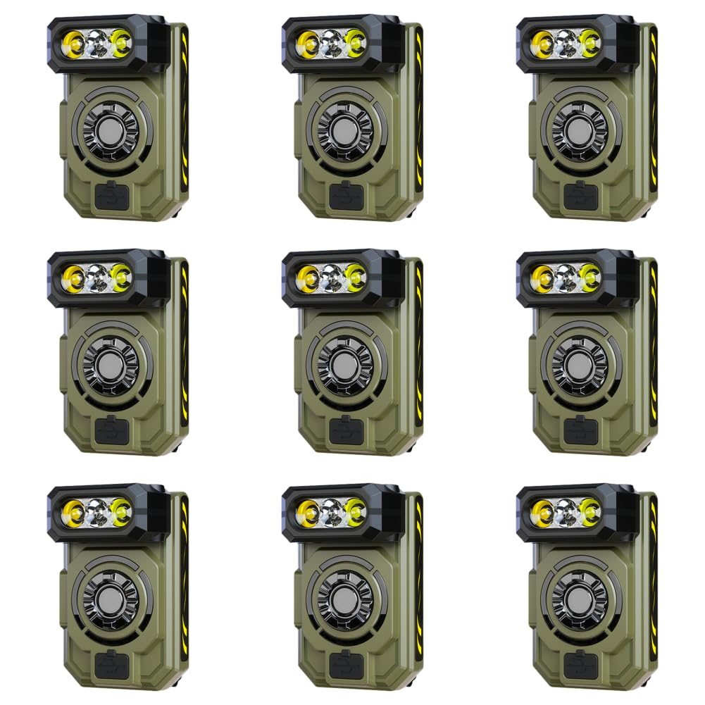 Lámpara de trabajo LED multifunción de inducción de aluminio impermeable recargable con base magnética luz RGB para camping