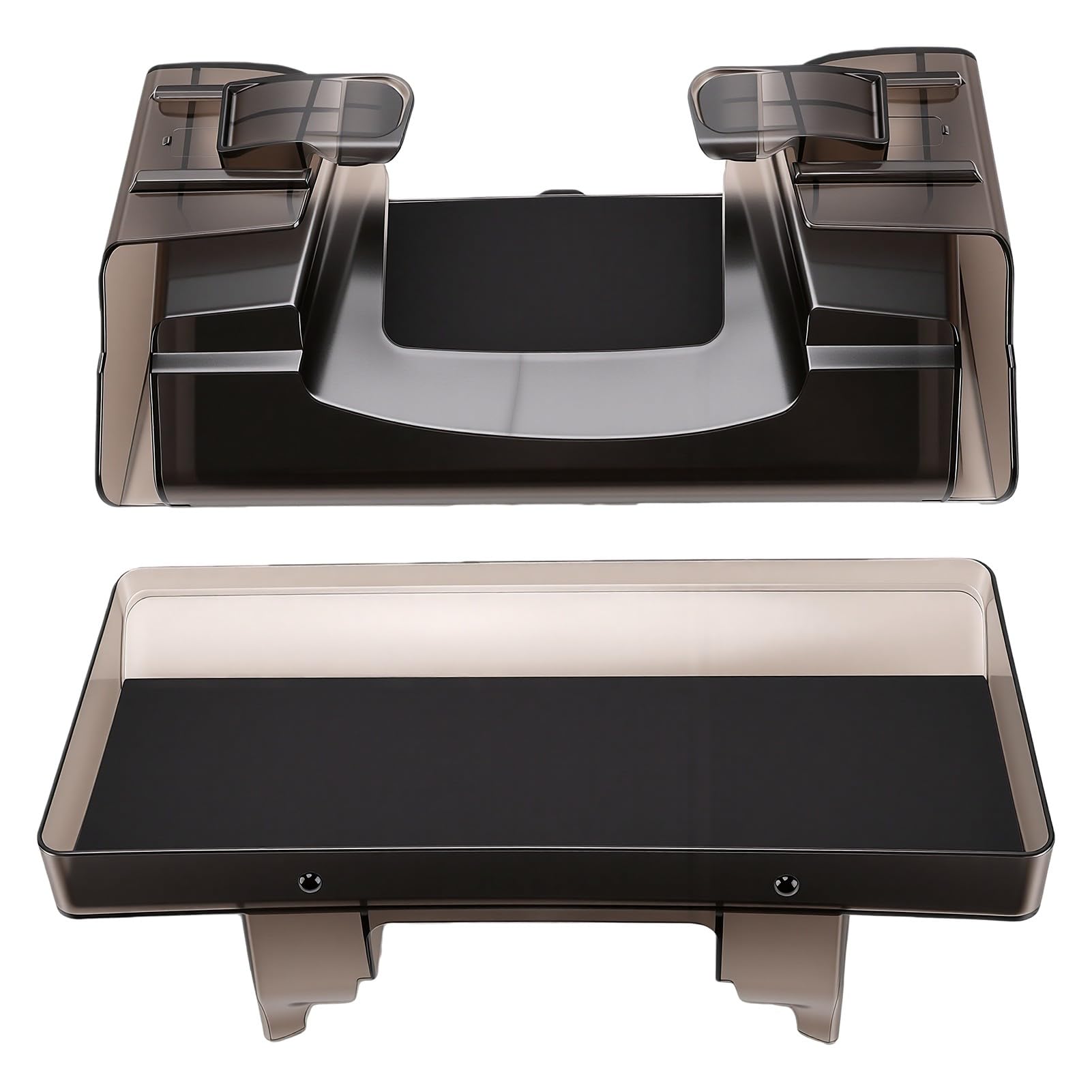Tbest Vassoio Organizer sotto Schermo, Contenitore con Apertura e Chiusura Magnetica for Scrivania e Monitor | Tappetini antiscivolo in ABS e silicone, ricambio per 3 Y Juniper 2025
