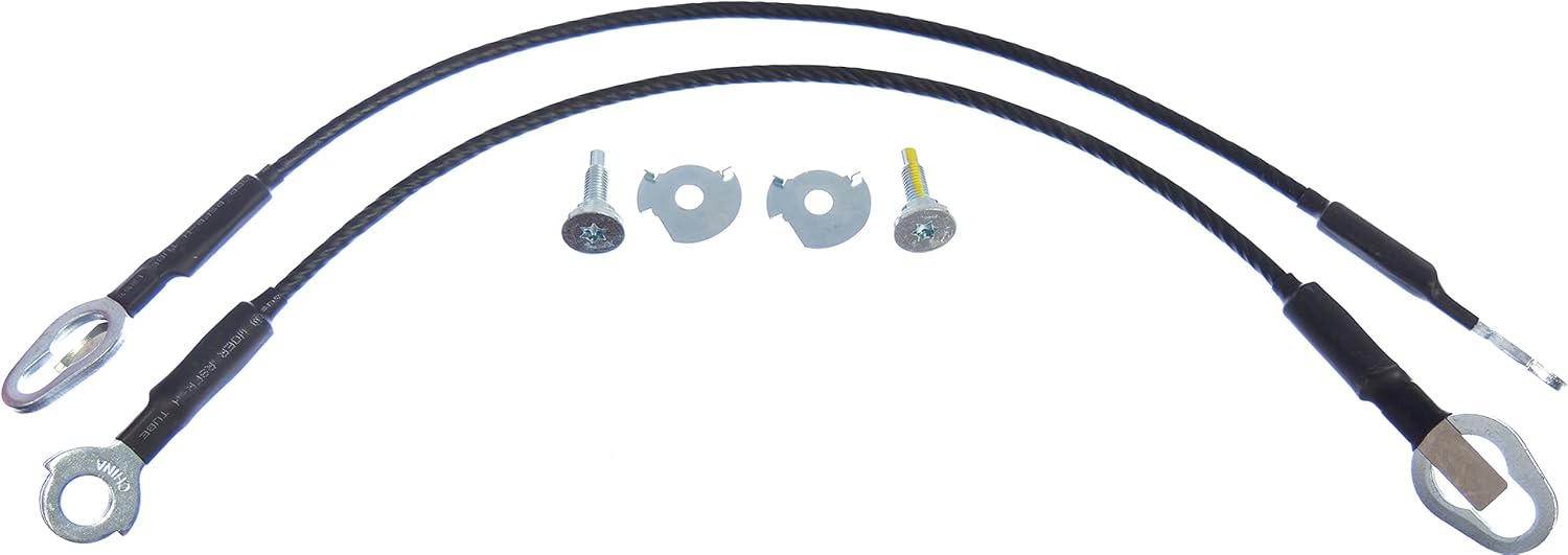 APDTY 49651 Tailgate Cable - 21-1/8 In. Replaces 3L3Z 5443052-AA, 3L3Z 5443053-AA, 3L3Z 9943053-AA,