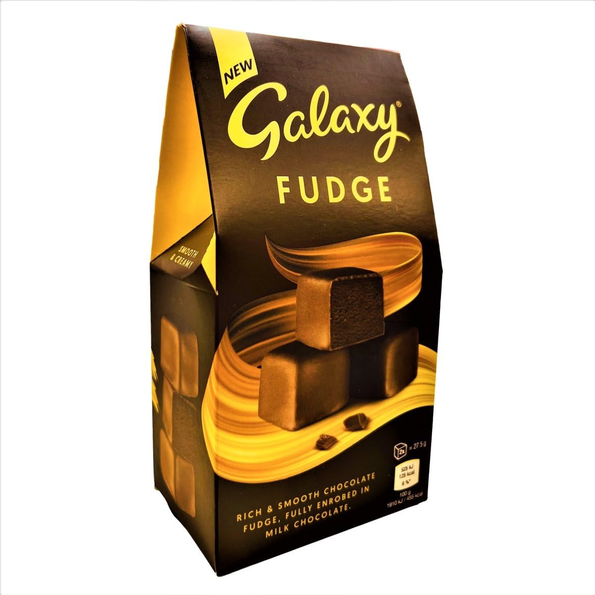 Galaxyy Fudge Gift Box 110g - Perfect for Gifting - Rich & Smooth Chocolate Fudge, Fully Enrobed in Milk Chocolate