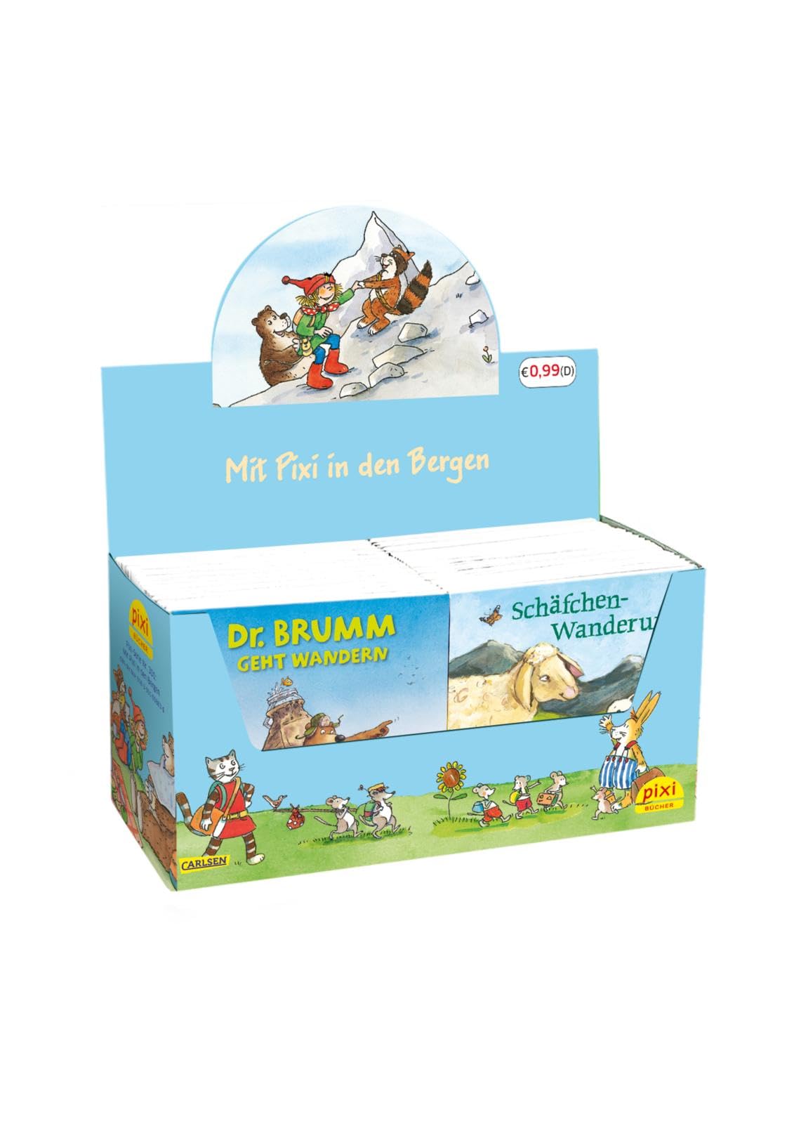 Pixi-Box 301: Mit Pixi in den Bergen (8x8 Exemplare) (301)