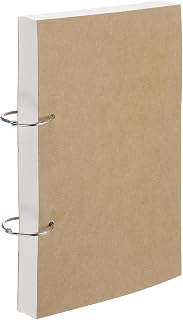 PATIKIL 7 x 10" Loose Leaf Sketch Book, 75 Sheets 150 Pages 120GSM Refillable Thickened Spiral Sketchbook for Drawing Painting Art Journal