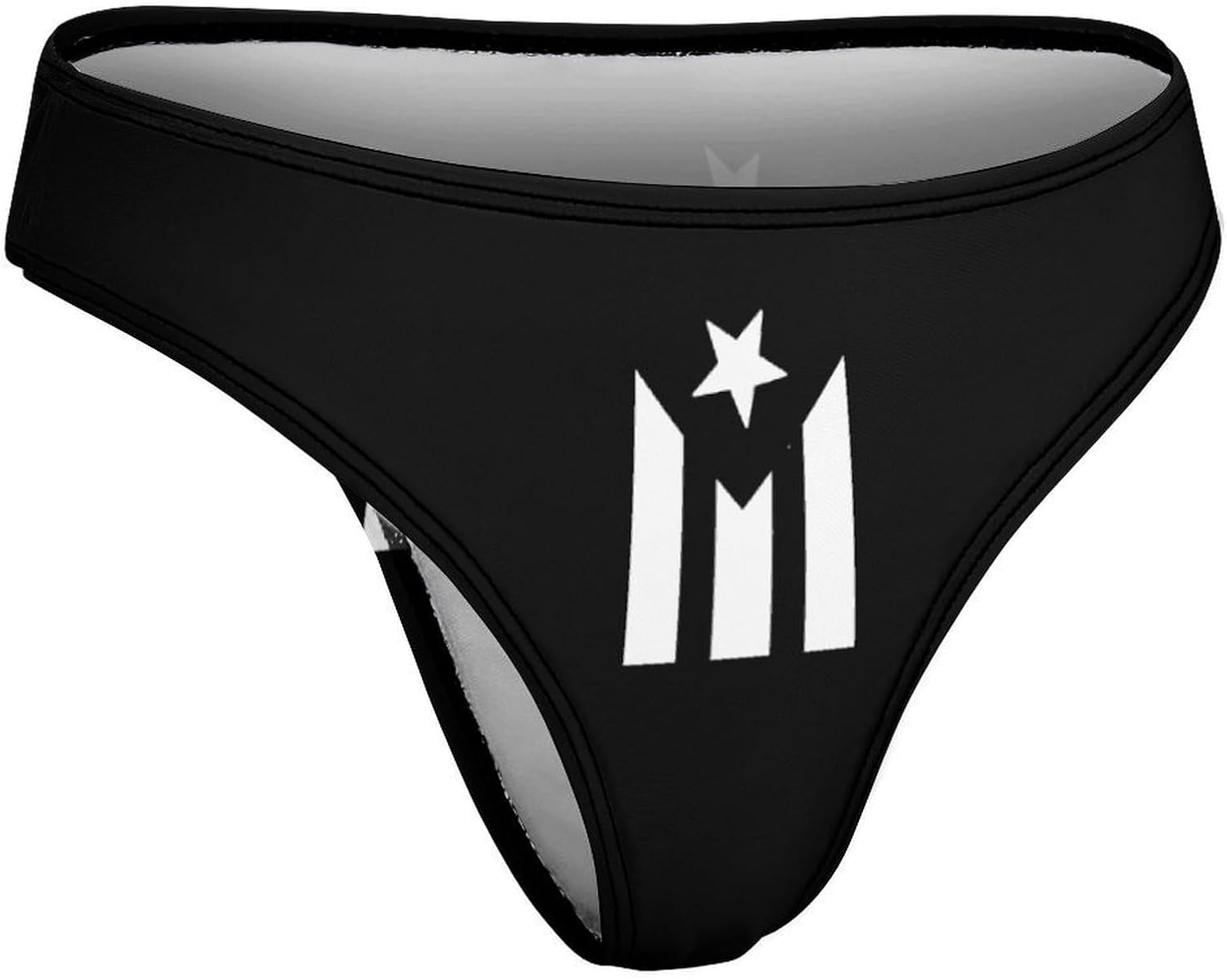 Puerto Resiste Boricua Flag Women Underwear Thongs No Show Panties | Sexy T Back,Breathable Soft Undies