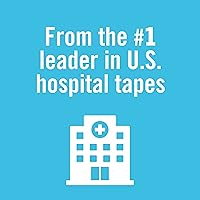 Vista 6 de Nexcare Cinta adhesiva de extracción sin dolor y fuerte agarre para piel sensible, 1 pulgada x 4 yardas, 1 rollo