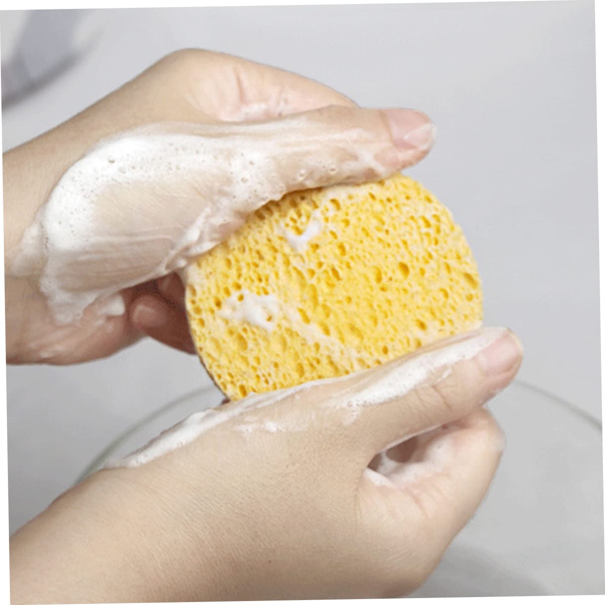 DECOMELODY 20pcs Makeup Sponges Soft Expandable Facial Cleaning Pulp for Makeup Removal for Foundation Application and Daily Skincare Routine