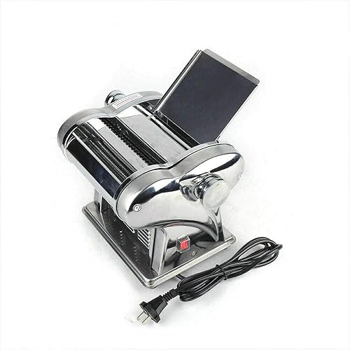 Miniatura 3 de Máquina eléctrica para hacer pasta, máquina cortadora de fideos con rodillo de masa, 6 ajustes de grosor ajustables, el mejor juego de regalo de