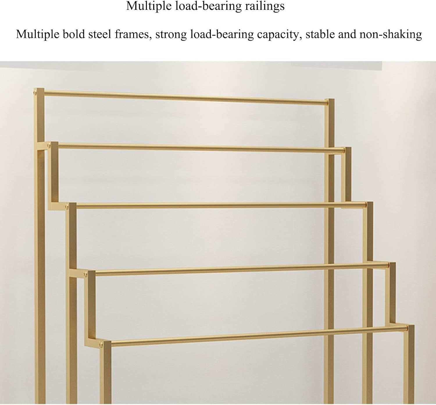 Metal Freestanding Scarf Holder Organizer, Floor Standing Scarf Display Stand, Clothing Store Scarves Shawl and Scarves Rack Ties Belt Towel Pants Organizer for Boutiques/Retail Stores