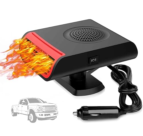 Calentador de automóvil calentador portátil de automóvil de 12 V calentamiento rápido descongelación y desempañador calentador electrónico de