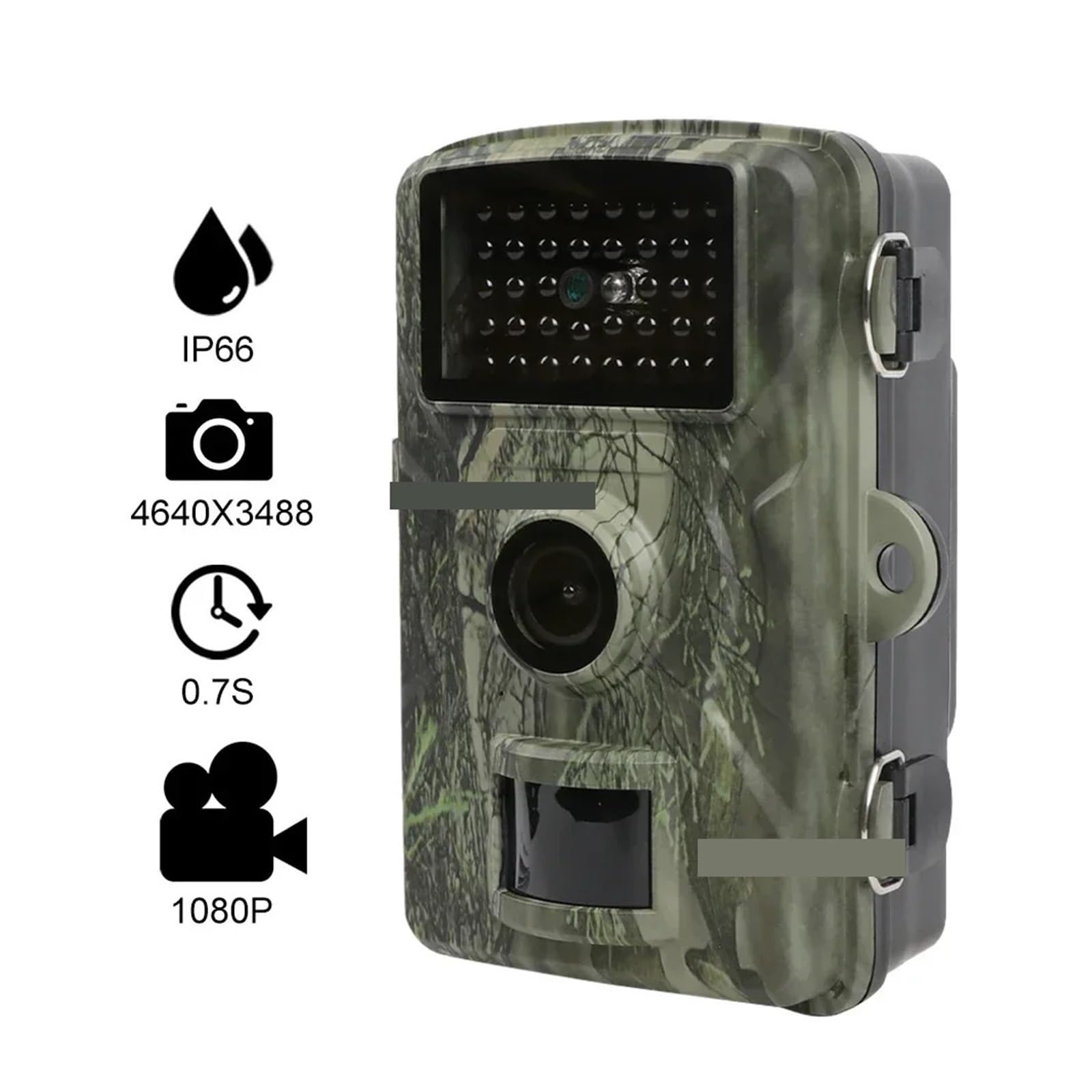 Mini Kamera Obserwacyjna Klasy Premium — 16 MP 1080 P HD Z Profesjonalnym Noktowizorem, Wykrywaniem Ruchu I Wodoodporną Konstrukcją Zewnętrzną WyraźNe Nagranie Wideo