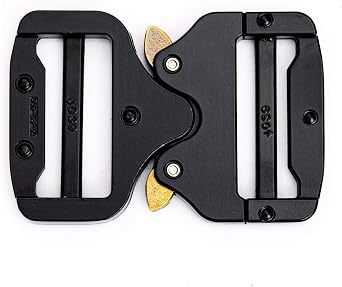 Dual Adjustable No-Sew Tactical Belt Buckle