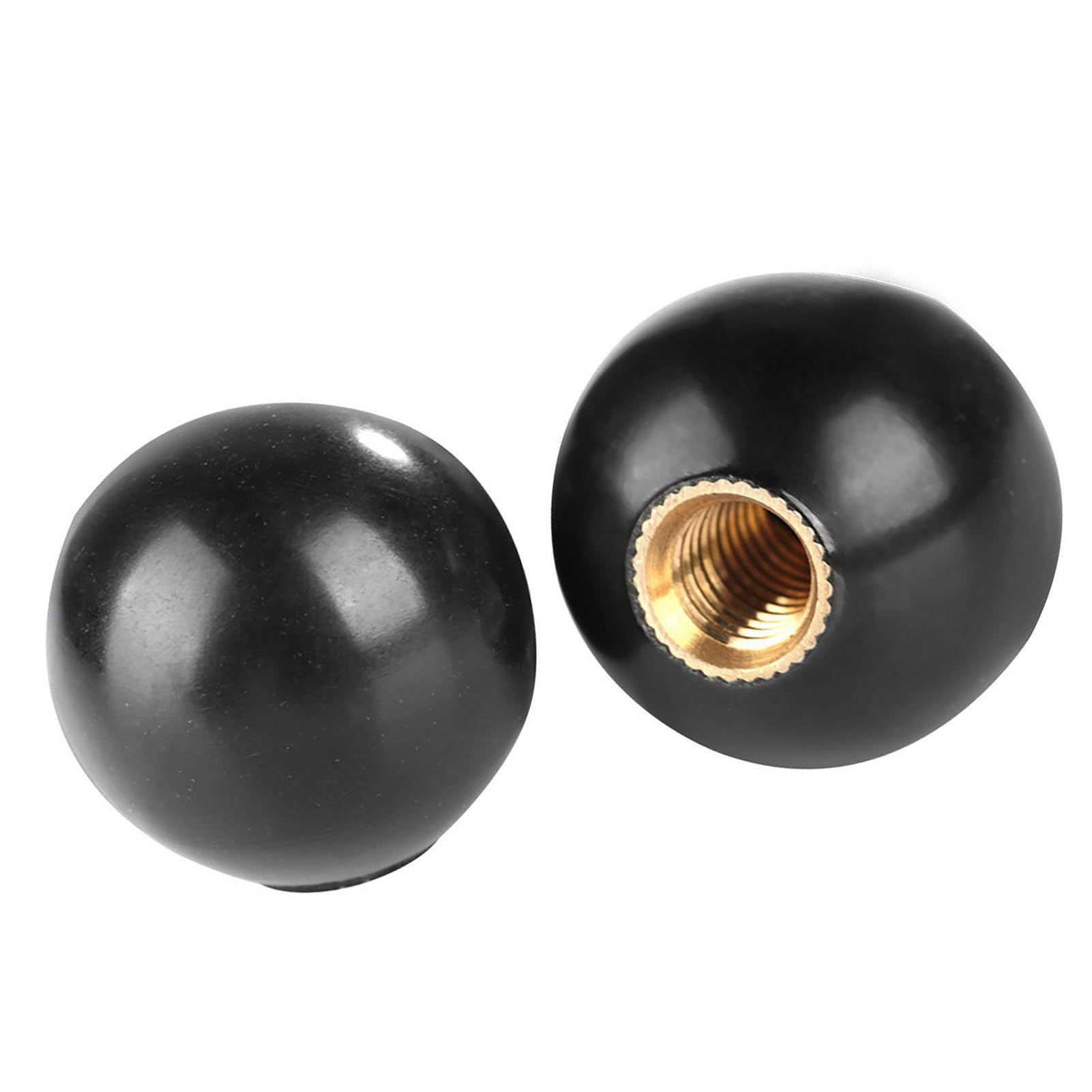 gernie 5Pcs Ball Lever Knob Spherical Copper Tool Round for M6, Hydraulic Control Knobs