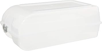 DecoBella 50817 Bay Shoe Protection Box, Transparent, 37.5 x 21 x 13.5 cm